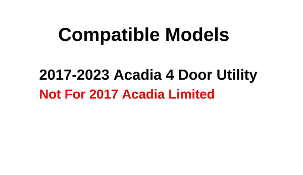 Heated Back Liftgate Window Privacy Glass Replacement for GMC Acadia 2017-2023 (Not Fit 2017 Arcadia Limited)