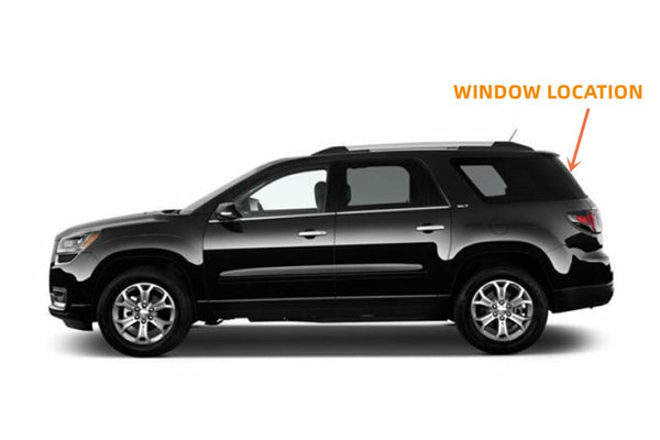 Heated Back Liftgate Window Privacy Glass Replacement For Saturn Outlook 2007-2010 / GMC Acadia 2013-2016 / Acadia Limited 2017
