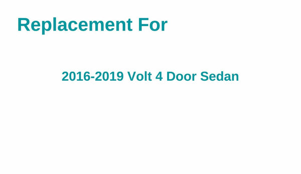 Heated Rear Window Back Glass Replacement For Chevrolet Volt 2016-2019