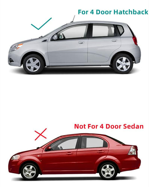 Heated Back Window Rear Glass Replacement for Chevrolet Aveo5 2009-2011 / Pontiac G3 4 Door Hatchback 2009