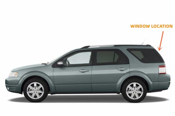 Heated Back Liftgate Window Privacy Glass Replacement For Ford Taurus X 2008-2009 / Freestyle 2005-2007