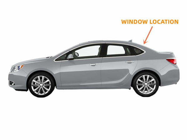 Heated Back Window Glass Replacement for Buick Verano 2012-2017