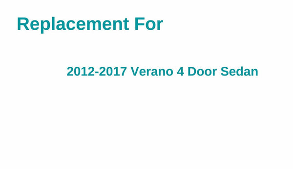 Heated Back Window Glass Replacement for Buick Verano 2012-2017