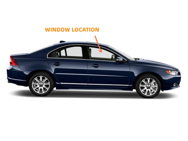 Passenger/Right Side Front Door Window Glass Replacement For Volvo S80 2007-2016 / XC70 2008-2016 / V70 2008-2011