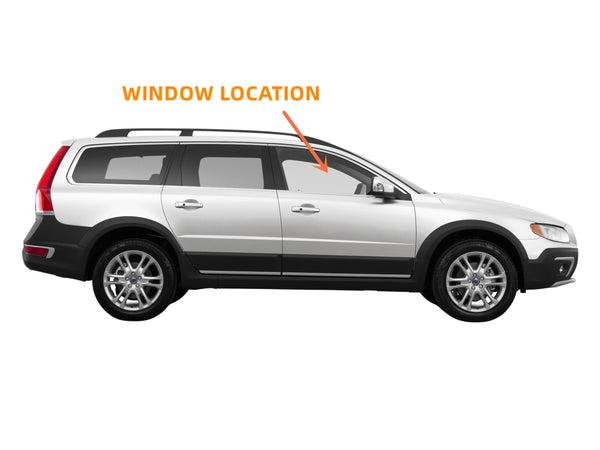 Passenger/Right Side Front Door Window Glass Replacement For Volvo S80 2007-2016 / XC70 2008-2016 / V70 2008-2011