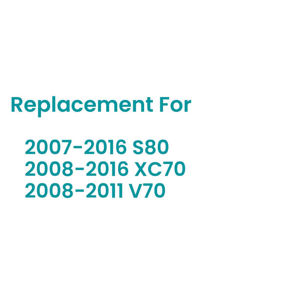 Passenger/Right Side Front Door Window Glass Replacement For Volvo S80 2007-2016 / XC70 2008-2016 / V70 2008-2011