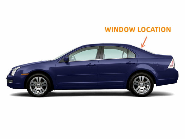 Heated Back Window Glass Replacement for Mercury Milan / Ford Fusion 4 Door Sedan 2007-2009