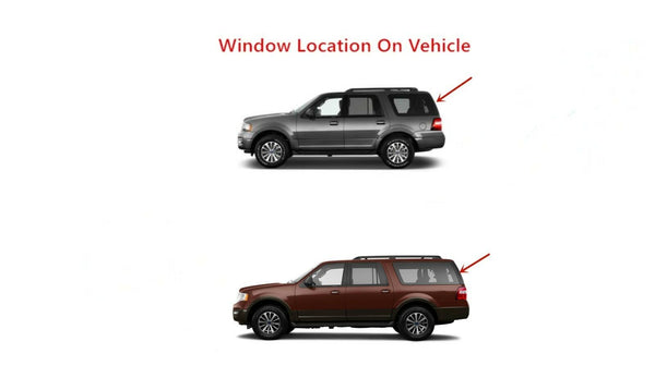 Heated Back Liftgate Glass Rear Privacy Window Replacement For Ford Expedition / Lincoln Navigator 2003-2017