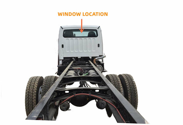Stationary Back Window Glass Replacement For Freightliner Business Class M2 2005-2025
