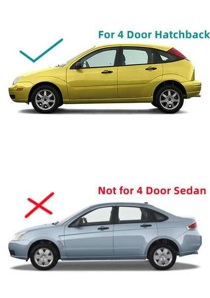 Heated Back Window Rear Glass Replacement for Ford Focus 4 Door Hatchback 2012-2014