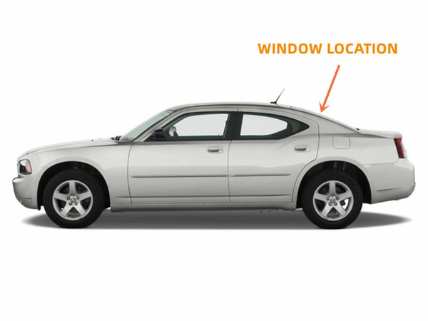 Heated Rear Window Back Glass Replacement For Dodge Charger 2006-2010