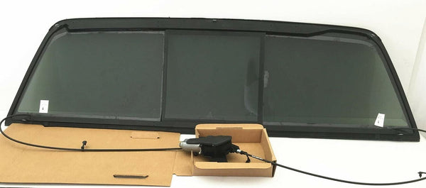 Power Slider Back Sliding Window Glass Replacement For Dodge Ram 1500 2006-2008 / 2500, 3500, 4500, 5500, 2006-2009 / Sterling Trucks Bullet 4 Door Pickup 2008-2009