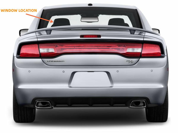 Heated Rear Window Back Glass Replacement For Dodge Charger 2011-2014