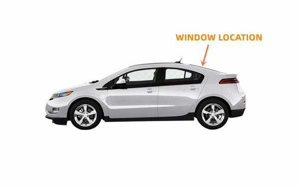 Heated Rear Window Back Glass Replacement For Chevrolet Volt 4 Door Hatchback 2011-2015