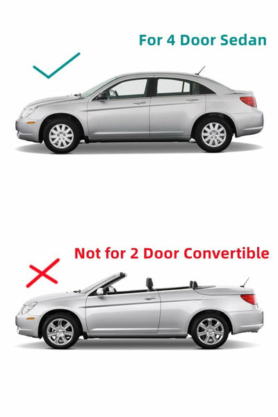 Heated Back Window Glass Replacement for Chrysler Sebring 4 Door Sedan 2007-2010
