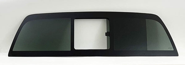 Manual Slider Back Sliding Window Glass Flush Fit Replacement For Dodge Ram 2002-2008 1500 / 2003-2009 2500 3500 / 2006-2009 4500 5500 / 2010 3500Cab/Chs 4500 Cab/Chs 5500Cab/Chs
