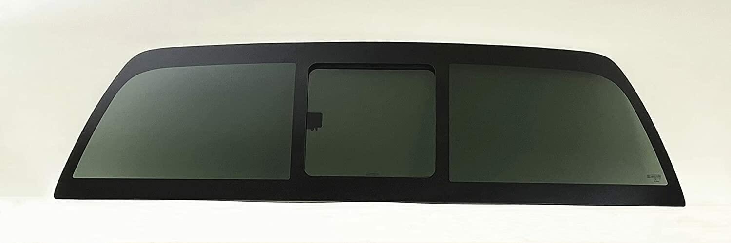 Manual Slider Back Sliding Window Glass Flush Fit Replacement For Dodge Ram 2002-2008 1500 / 2003-2009 2500 3500 / 2006-2009 4500 5500 / 2010 3500Cab/Chs 4500 Cab/Chs 5500Cab/Chs