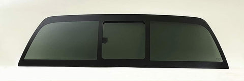 Manual Slider Back Sliding Window Glass Flush Fit Replacement For Dodge Ram 2002-2008 1500 / 2003-2009 2500 3500 / 2006-2009 4500 5500 / 2010 3500Cab/Chs 4500 Cab/Chs 5500Cab/Chs