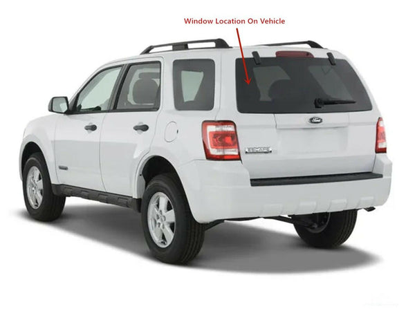Heated Back Liftgate Window Glass Privacy Replacement For Ford Escape 2008-2012 / Mercury Mariner Mazda Tribute 2008-2011