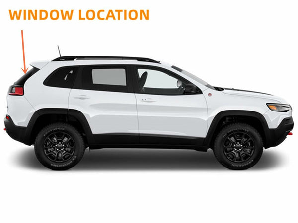 Rear Back Liftgate Window Glass Privacy Heated Replacement for Jeep Cherokee 2019-2023