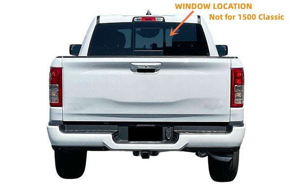 Heated Back Power Slider Window Glass OEM Replacement For Ram 1500 Pickup 2019-2024