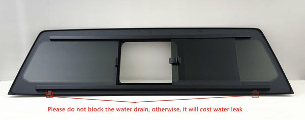 Manual Back Sliding Window Slider Glass Replacement For Ram 1500 Pickup 2019-2024 (Not Fit 1500 Classic)