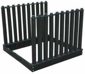 9 Lite Slot New Tech Windshield Automobile Glass Rack Heavy Duty W/EPDM Rubber