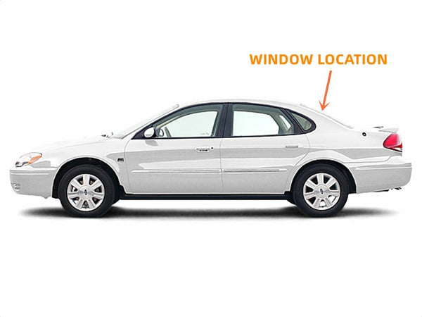 Heated Back Window Glass Replacement for Ford Taurus 4 Door Sedan 2003-2007