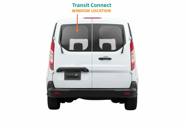 Driver/Left Side Back Window Glass Non-Heated Replacement For Ford Transit Connect PV Van 2014-2023