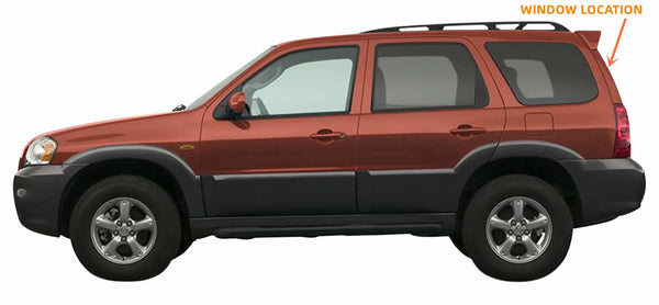 Heated Back Liftgate Window Back Glass Replacement for Mazda Tribute 2001-2006