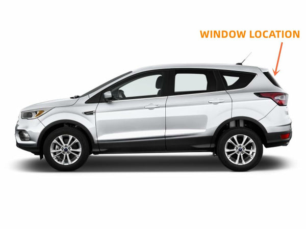 Heated Rear Liftgate Back Window Privacy Glass Replacement for Ford Escape 2017-2019