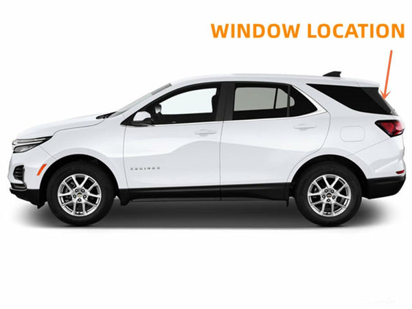 Heated Back Liftgate Window Glass W/ Wiper Hole Replacement For Chevrolet Equinox 2018-2024