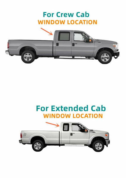 OE Power Heated Slider Back Window Privacy Glass Motor Included Replacement For Ford F250 F350 F450 F550 F650 F750 2011-2016