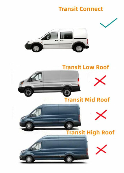 Driver/Left Side Back Window Glass Privacy Replacement for Ford Transit Connect 2010-2013