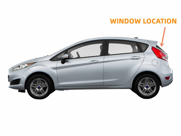 Heated Back Window Glass Replacement For Ford Fiesta 4 Door Hatchback 2011-2019