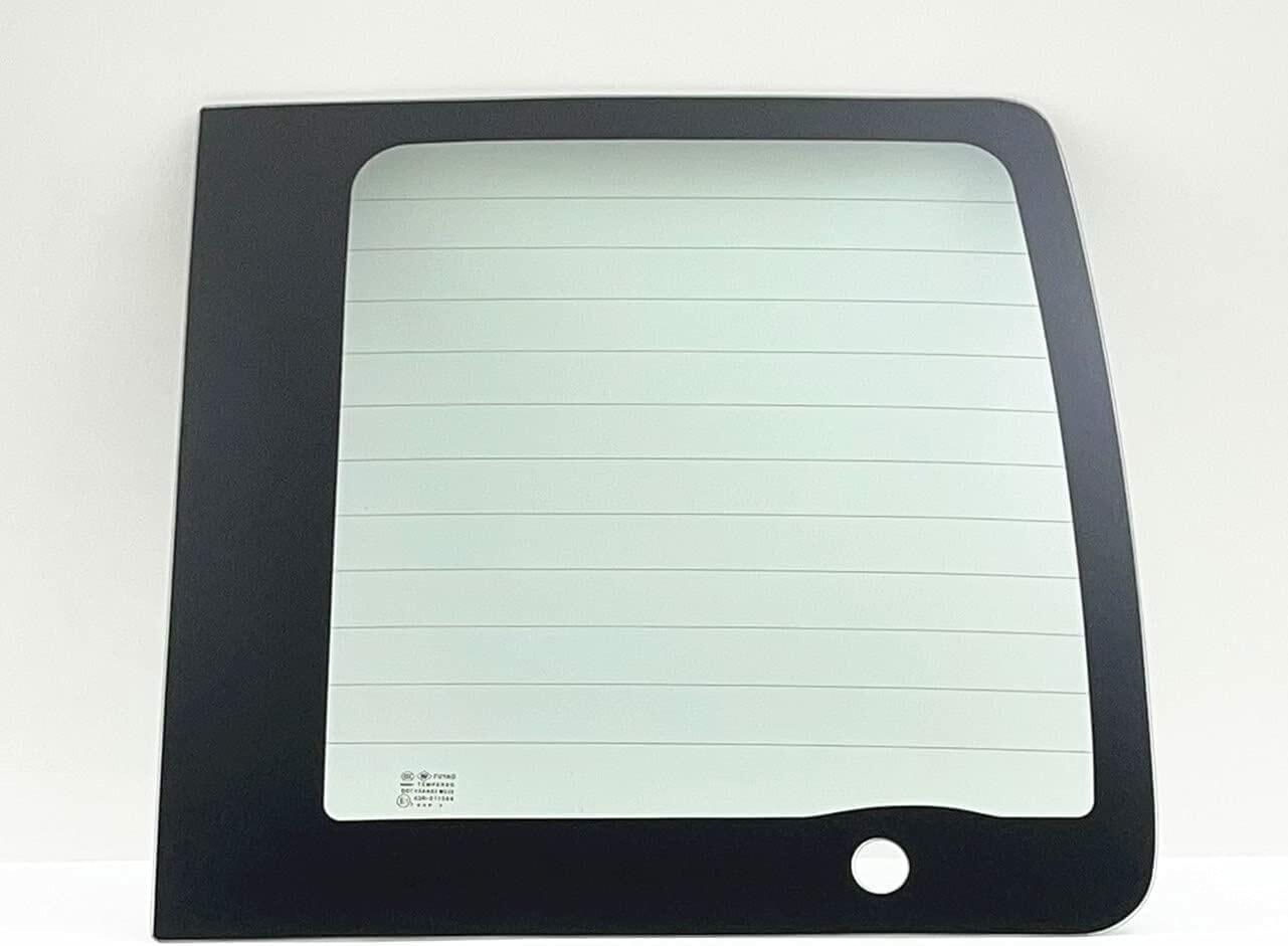 Passenger/Right Side Back Window Glass Clear Heated Replacement for Ford Transit Connect 2010-2013