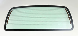 Heated Stationary Back Window Glass Replacement For GMC Topkick / Chevrolet Kodiak ( C4500 C5500 C6500 C7500 C8500 ) Conventional Cab 2003-2009 , Isuzu HTR HVR Conventional Cab 2005-2009