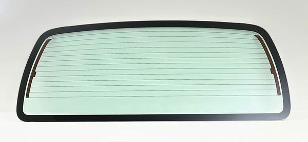 Heated Stationary Back Window Glass Replacement For GMC Topkick / Chevrolet Kodiak ( C4500 C5500 C6500 C7500 C8500 ) Conventional Cab 2003-2009 , Isuzu HTR HVR Conventional Cab 2005-2009