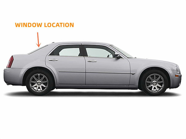 Heated Back Glass Rear Window Replacement For Chrysler 300 4 Door Sedan 2005-2007