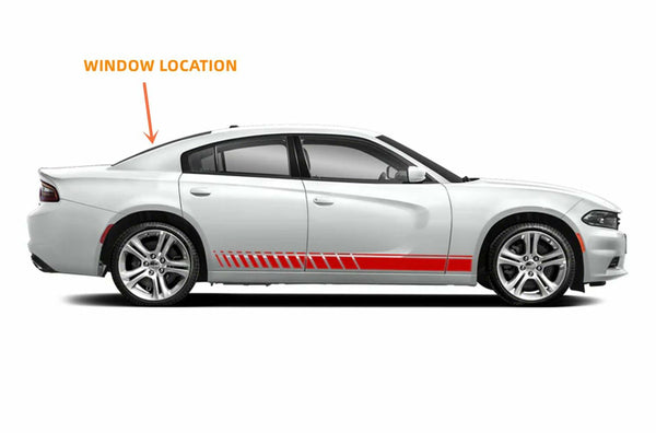 Heated Back Glass Rear Window Replacement For Dodge Charger 2015-2023