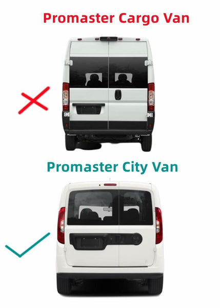 Driver/Left Side Non-heated Back Window Glass Replacement For Ram Promaster City Van 2015-2022
