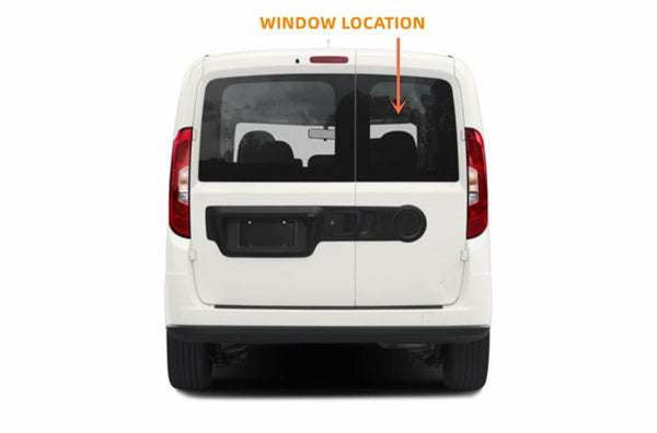 Passenger/Right Side Back Window Glass Heated Replacement For Ram Promaster City Van 2015-2022