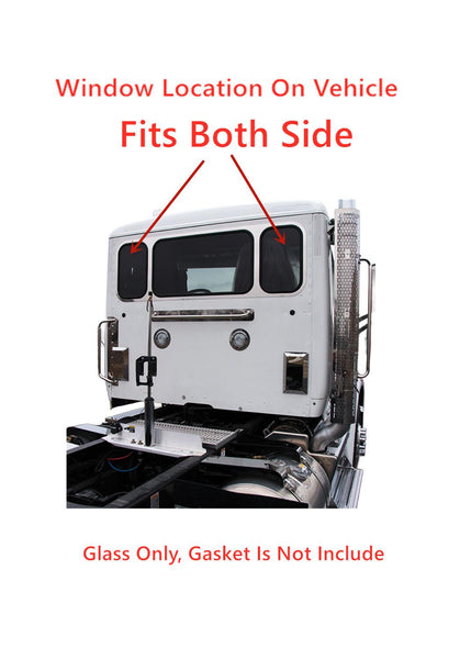 Back Window Rear Glass Replacement For Peterbilt 579 2012-2025 / 567 2014-2024