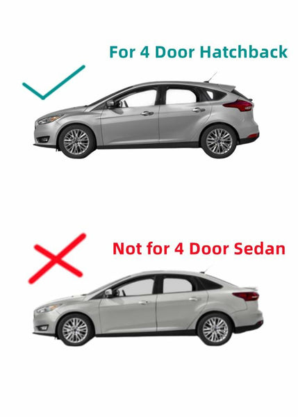 OEM Heated Back Window Glass Replacement For Ford Focus 4 Door Hatchback 2015-2018