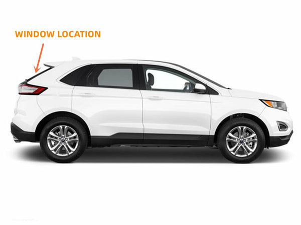 Heated Back Liftgate Window Glass W/Antenna-Style Privacy Replacement For Ford Edge 2015-2024