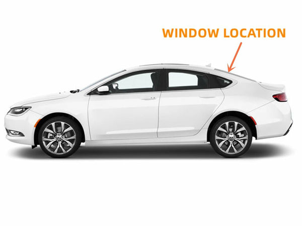 Heated W/Antenna Back Window Back Glass Replacement for Chrysler 200 4 Door Sedan 2015-2018
