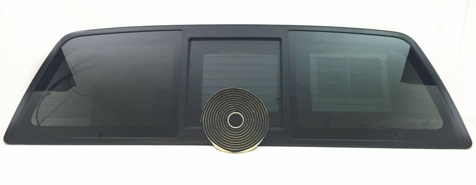 Heated Sliding Back Window Glass Back Power Slider Replacement for Ford F150 Pickup 2004-2014 Models