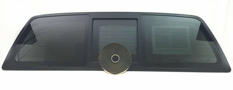 Heated Sliding Back Window Glass Back Power Slider Replacement for Ford F150 Pickup 2004-2014 Models