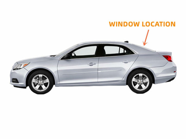Heated Back Window Glass Replacement for Chevrolet Malibu 2013-2015 / Limited 2016