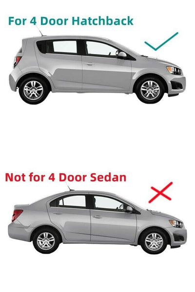 Heated Back Window Liftgate Glass Replacement for Chevrolet Sonic 4 Door Hatchback 2012-2020